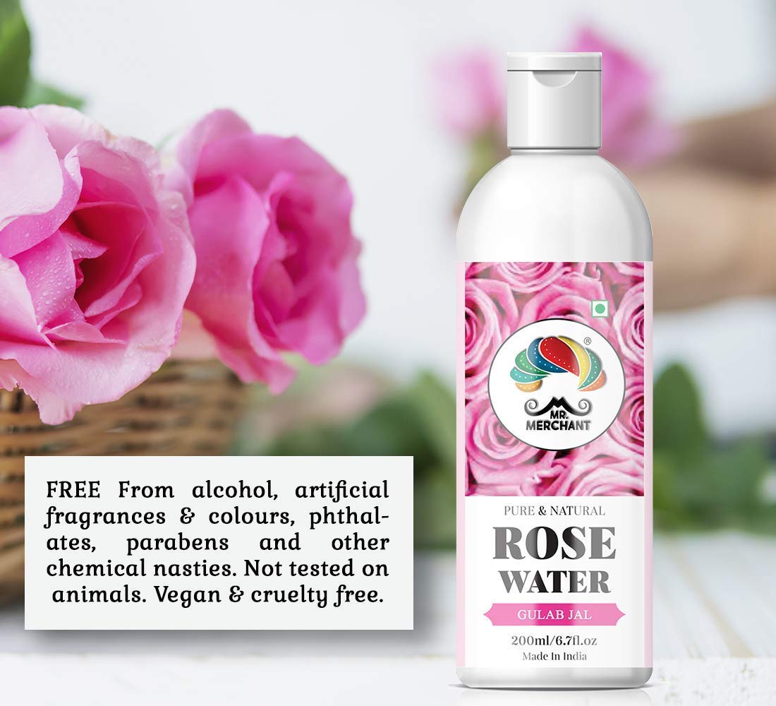 Rose Water (Edible Gulab Jal), 200ml