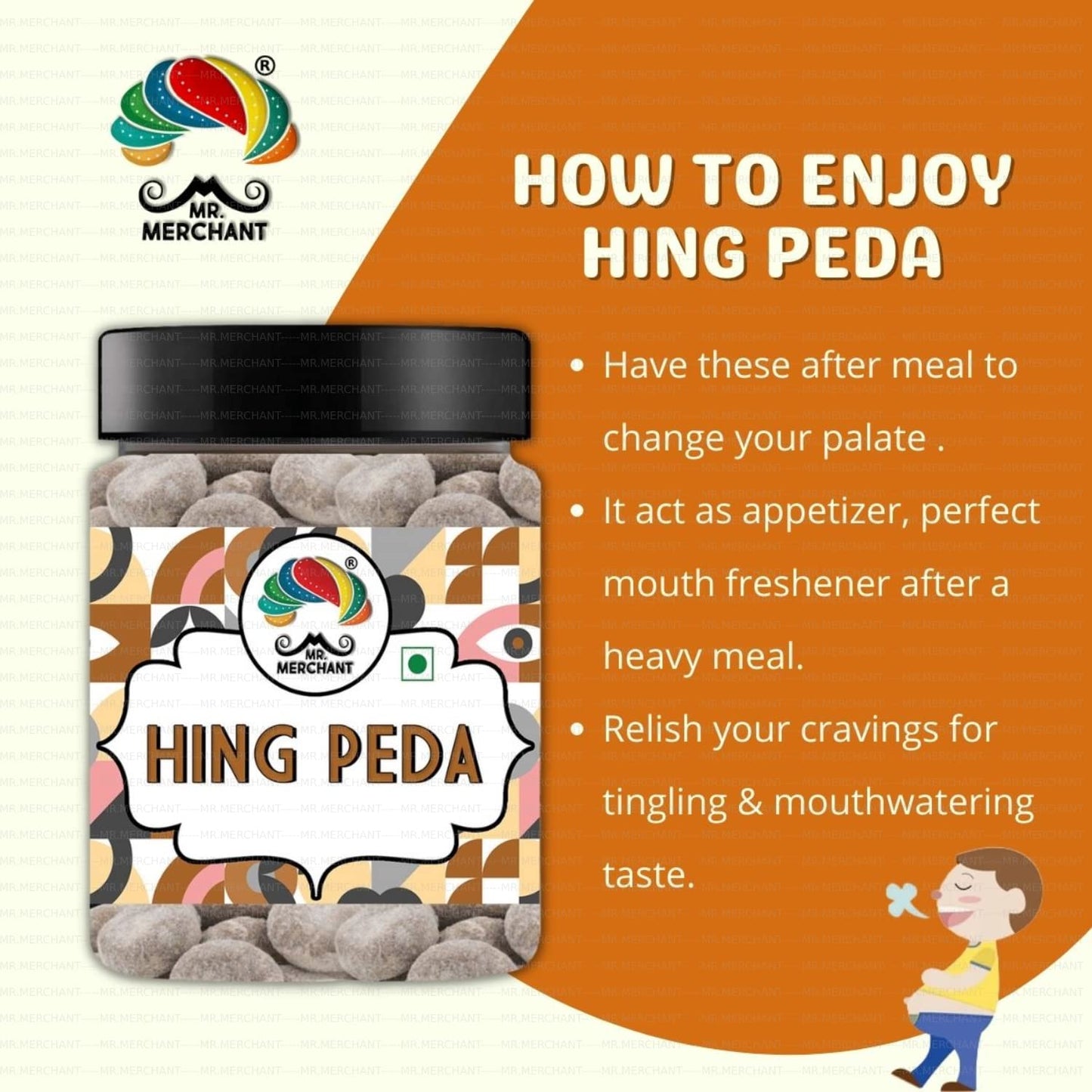 Hing Peda (Pachak Hing Churan Goli Mukhwas), 300g