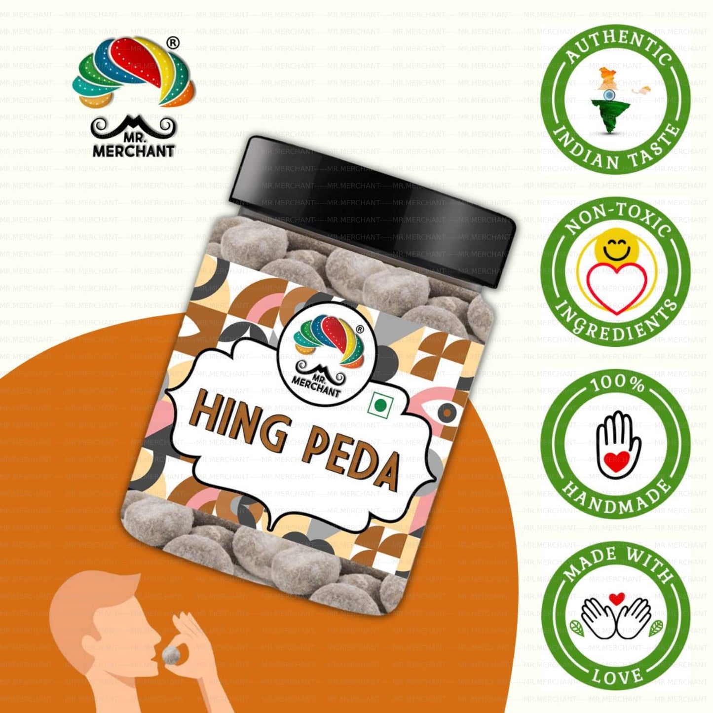 Hing Peda (Pachak Hing Churan Goli Mukhwas), 300g