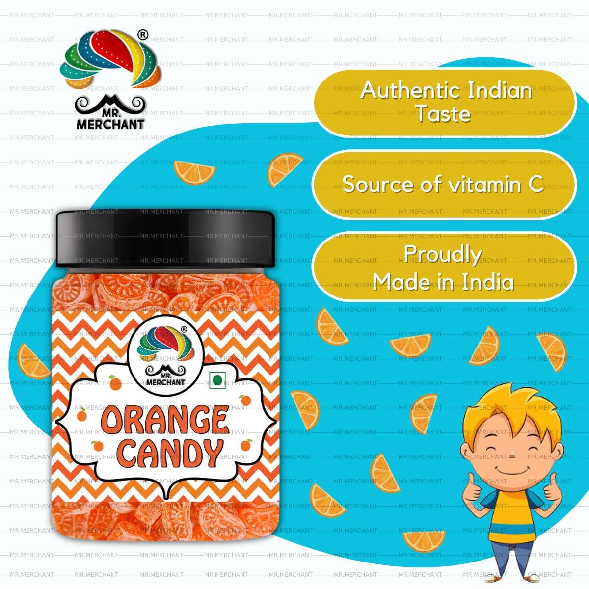 Orange Candy (Narangi Goli), 300g