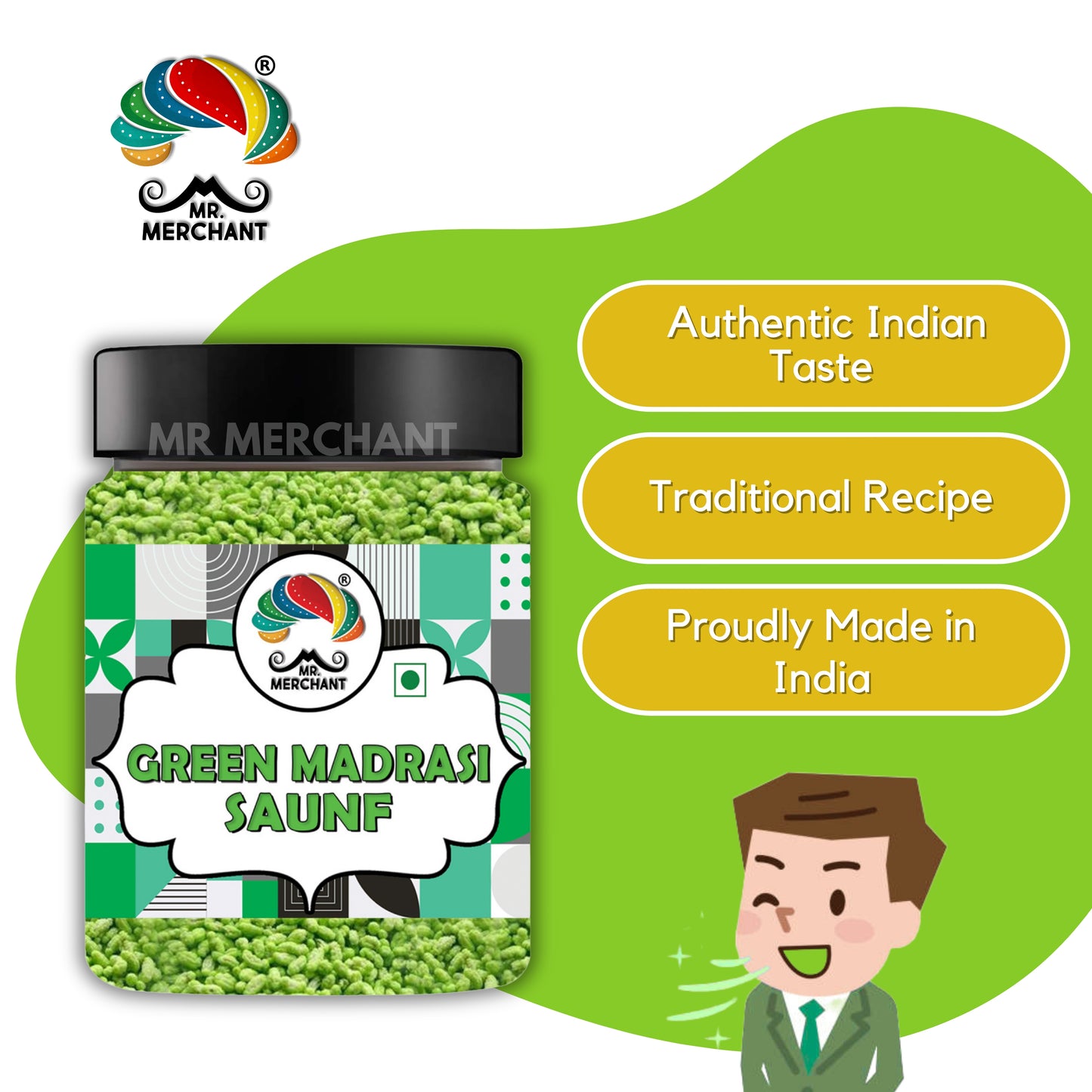 Green Madrasi Saunf 300g