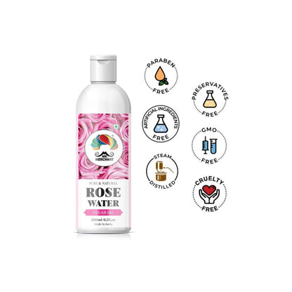 Rose Water (Edible Gulab Jal), 200ml