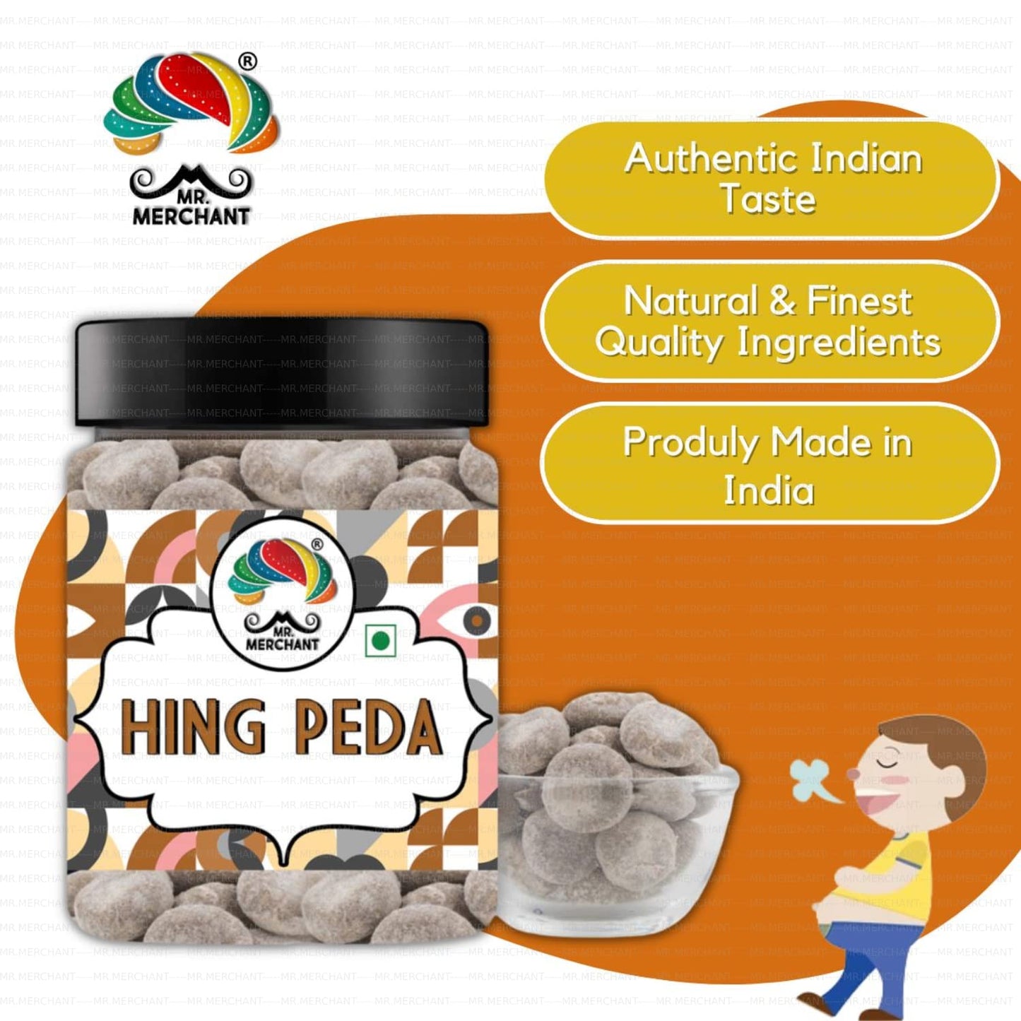 Hing Peda (Pachak Hing Churan Goli Mukhwas), 300g