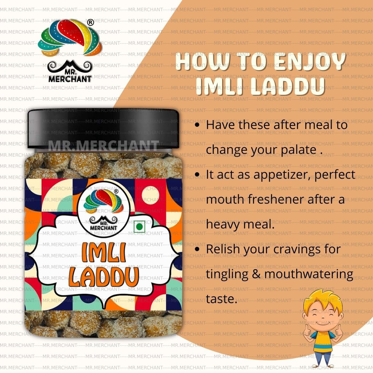 Imli Laddu (Soft Tamarind Candy Pops), 300g