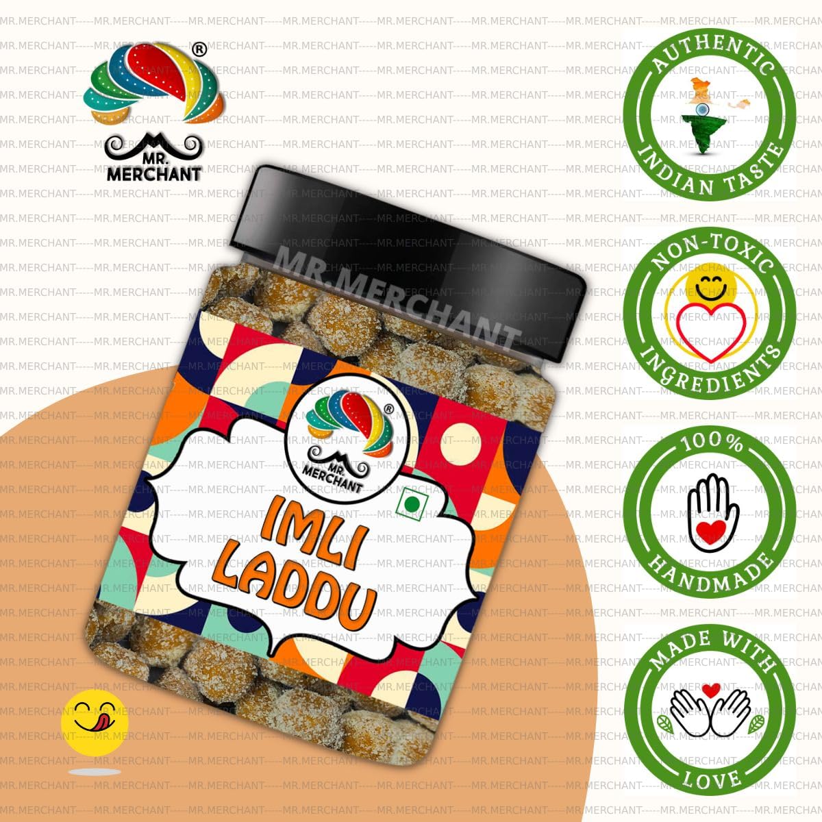 Imli Laddu (Soft Tamarind Candy Pops), 300g