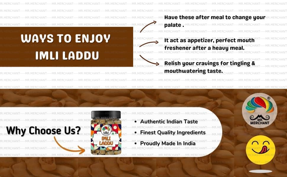Imli Laddu (Soft Tamarind Candy Pops), 300g