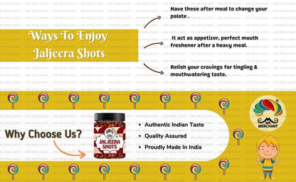 Jaljeera Shots (Tangy & Spicy Digestive Candy), 300g