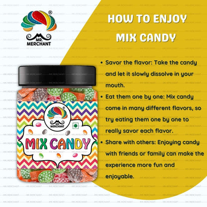 Mix Candy (Orange, Paan, Kala Khatta, Kacchi Kairi), 300g