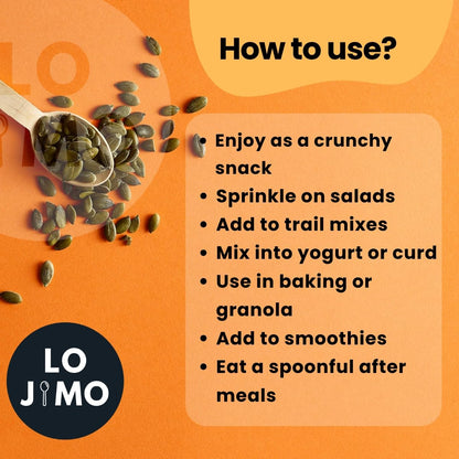 Lojimo Raw Pumpkin Seeds 300g