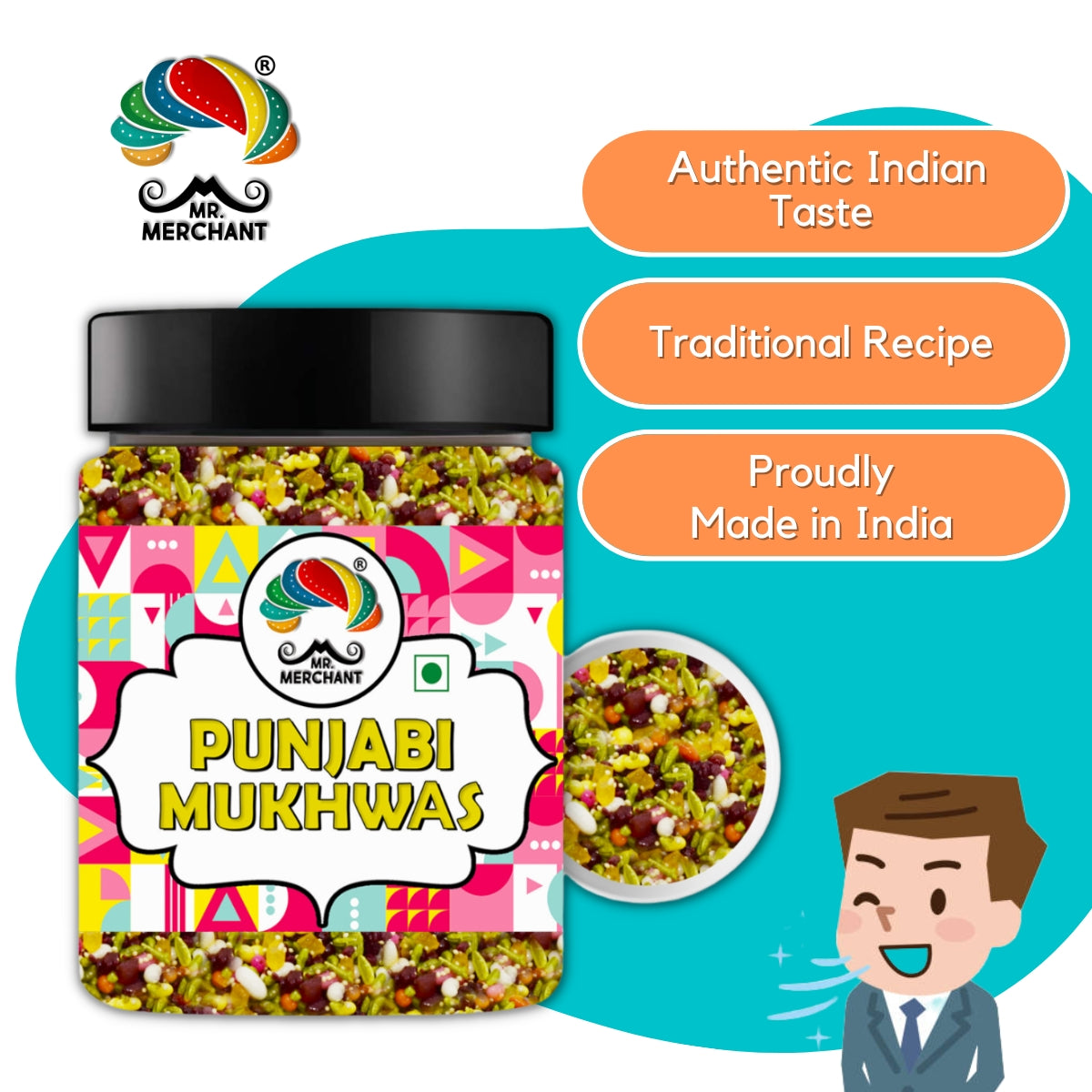 Punjabi Mukhwas Mouth Freshener Mix, 300g